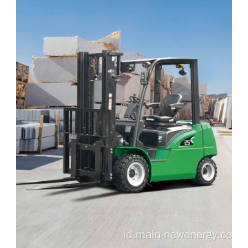 2.5 ton forklift listrik baterai lithium